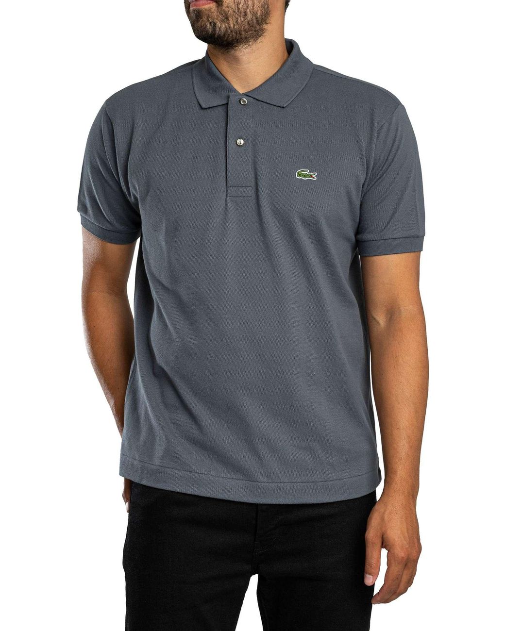 Lacoste Blue Logo Polo Shirt for men