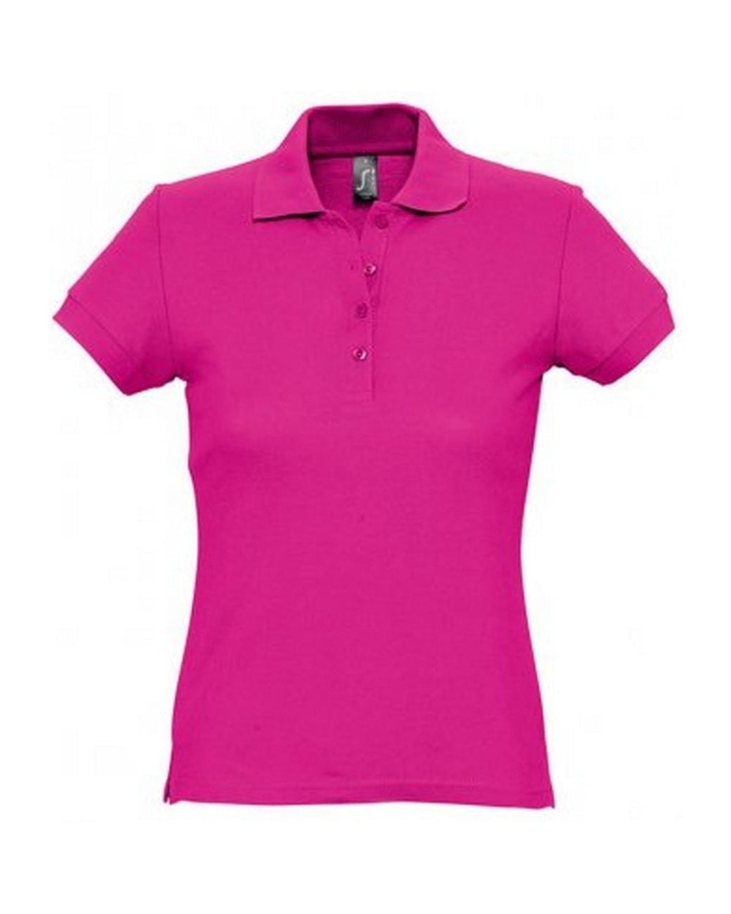Sol's Pink Ladies Passion Pique Short Sleeve Polo Shirt Cotton