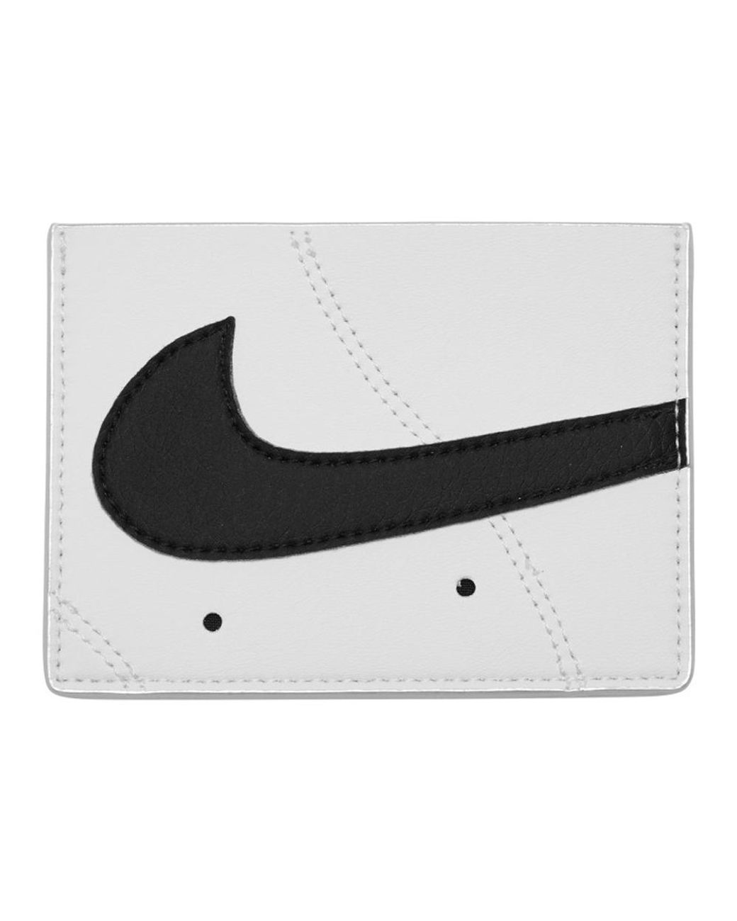 Nike White Icon Air Force 1 Card Wallet