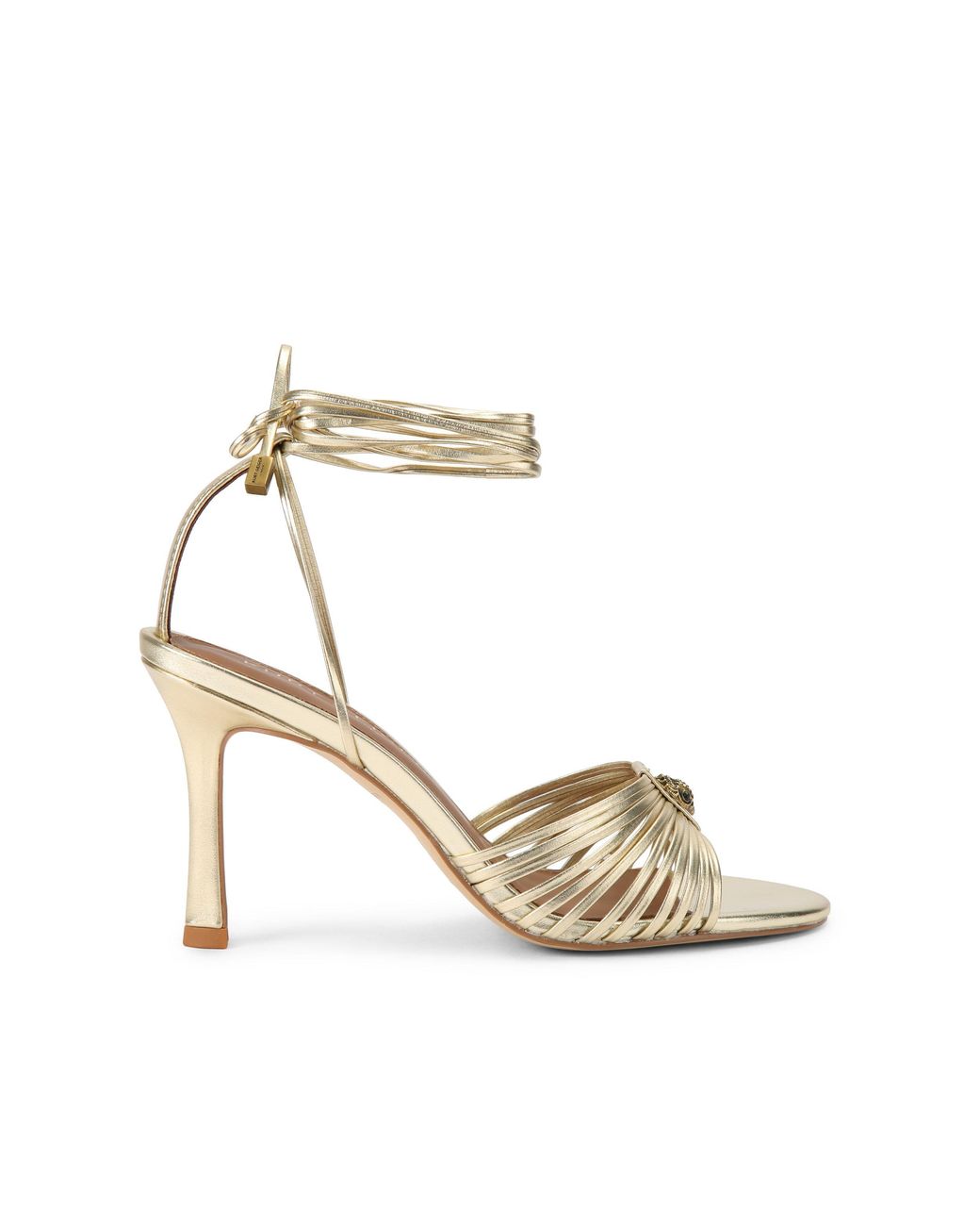 Kurt Geiger Metallic Leather Multi Strap Tie Sandal Sandals