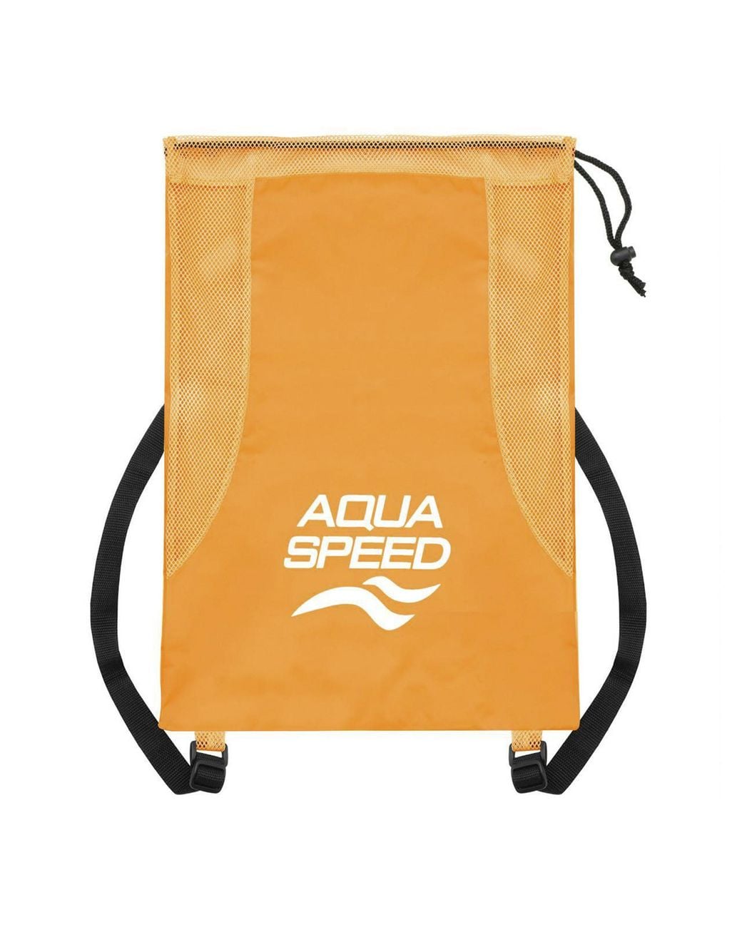 Aqua-Speed Yellow Large Mesh Pool Backpack for men