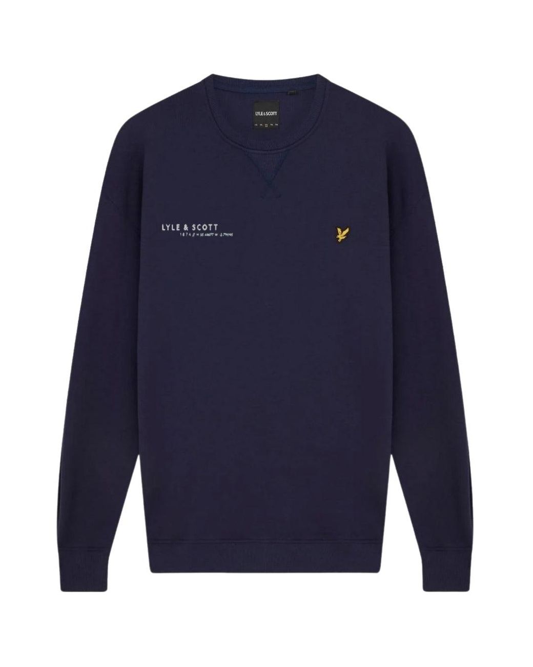 Lyle & Scott Blue Co-Ordinate Print Logo Sweatshirt for men