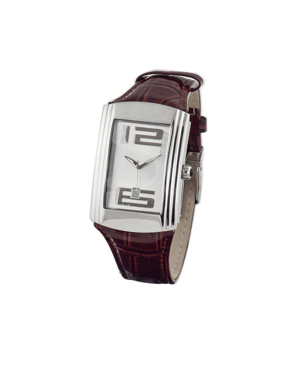 Chronotech Multicolor Brown Leather Watch