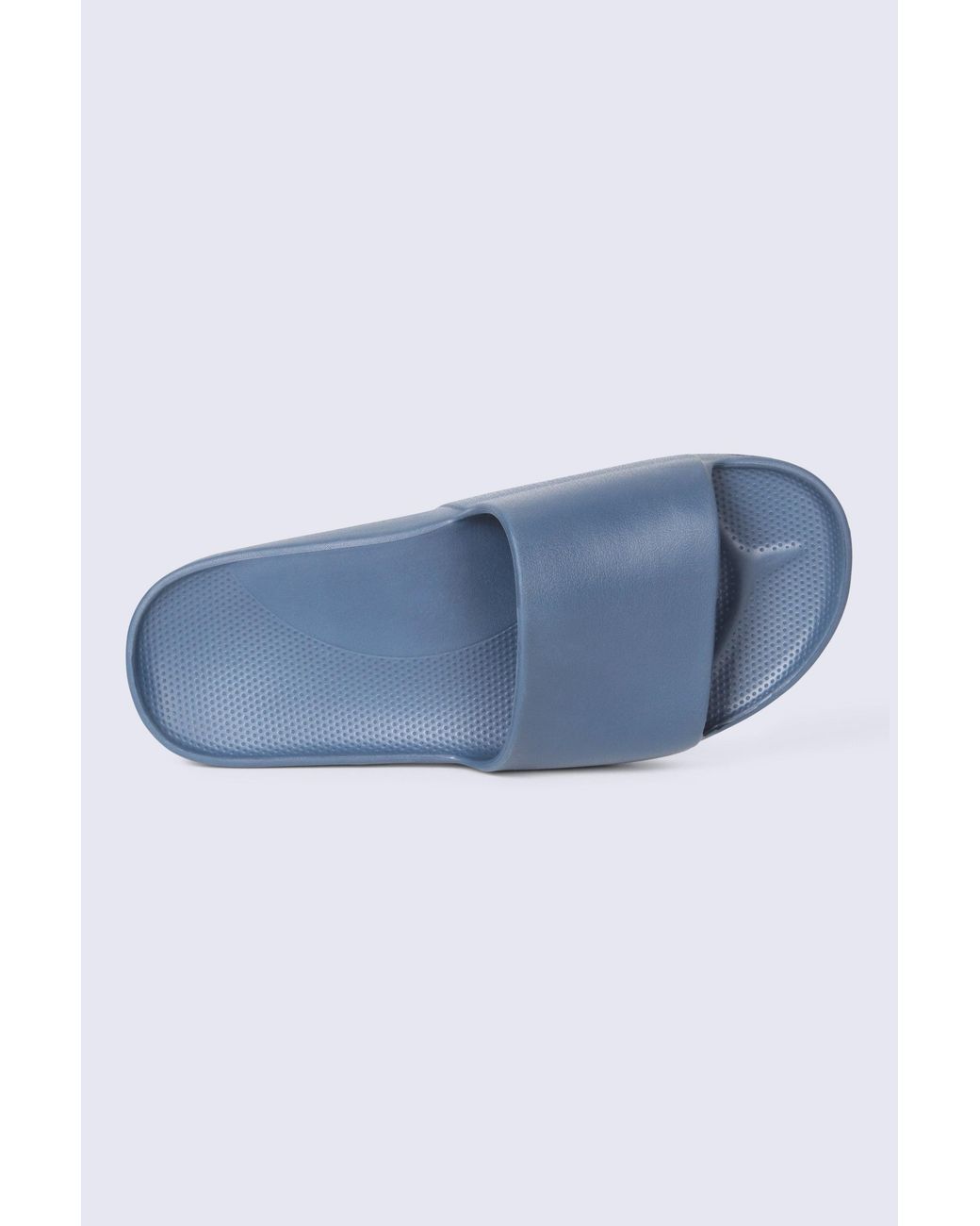Mountain Warehouse Blue 'Poolside' Sliders Lightweight Slip-On Comfortable Casual Beach Footwear for men