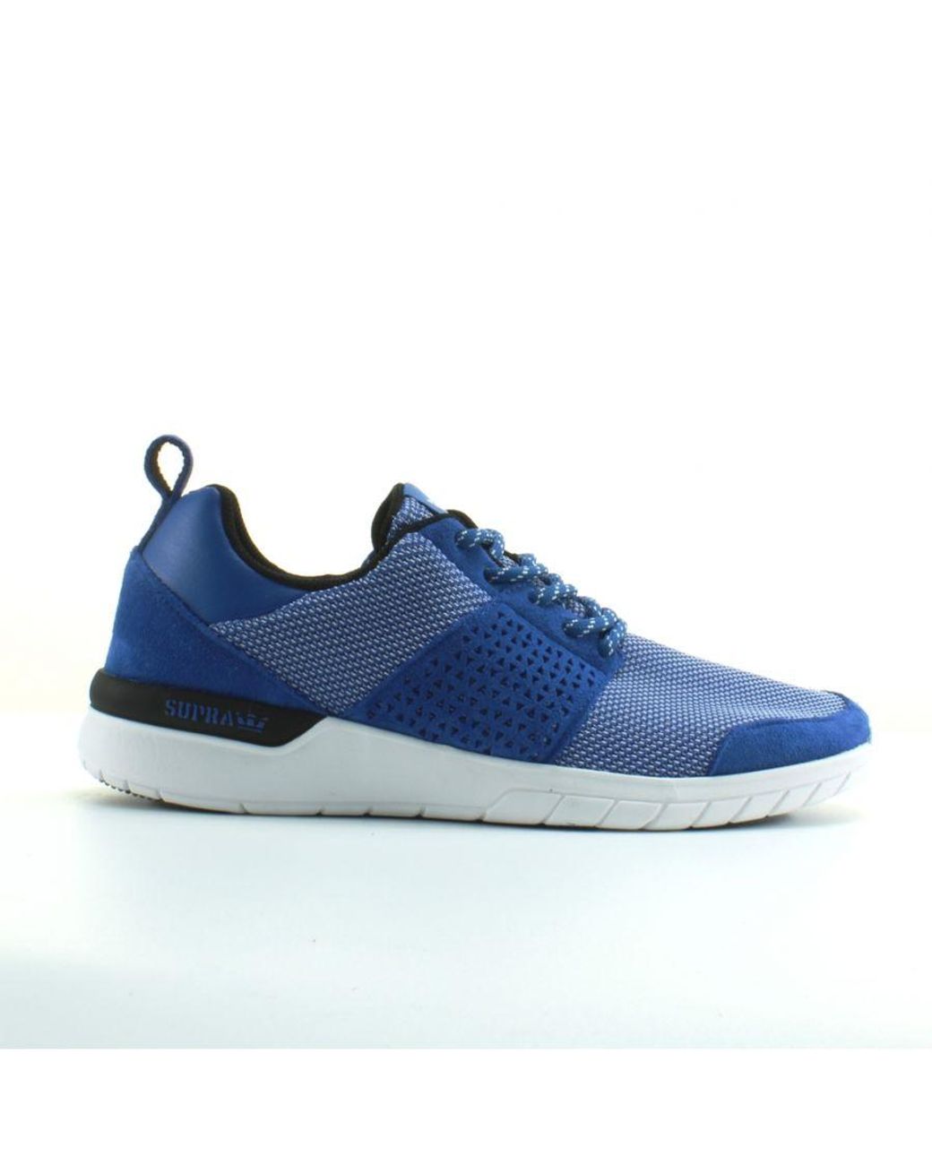 Supra Blue Scissor Textile Lace Up Running Trainers 08027 442 for men