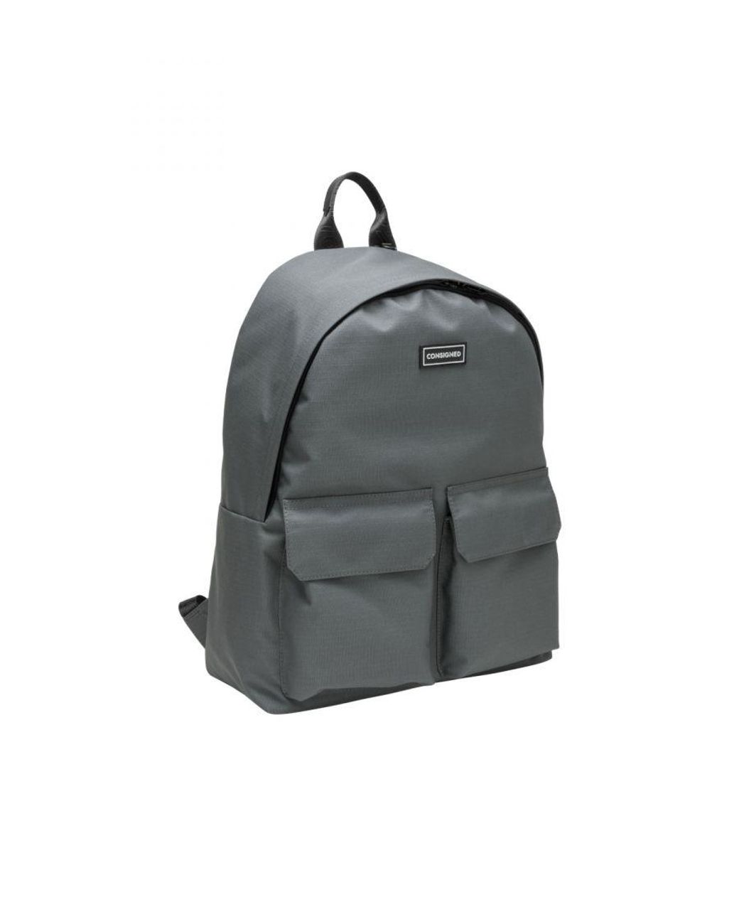 Consigned Gray Daxton Front Pocketed Backpack