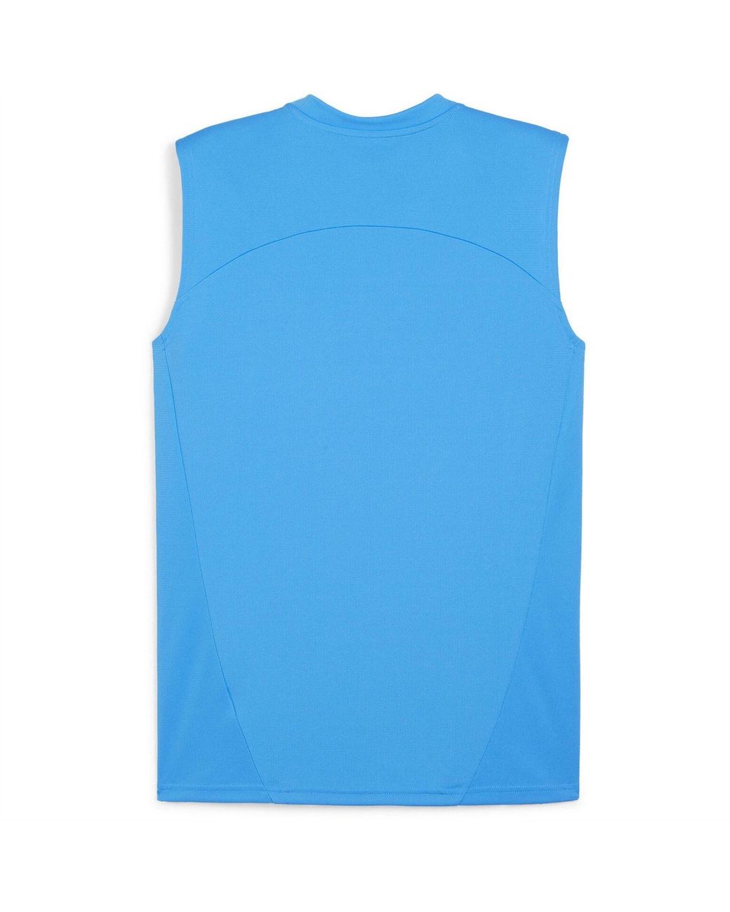 PUMA Blue Teamfinal Training Short Sleeve Performance T-Shirt for men