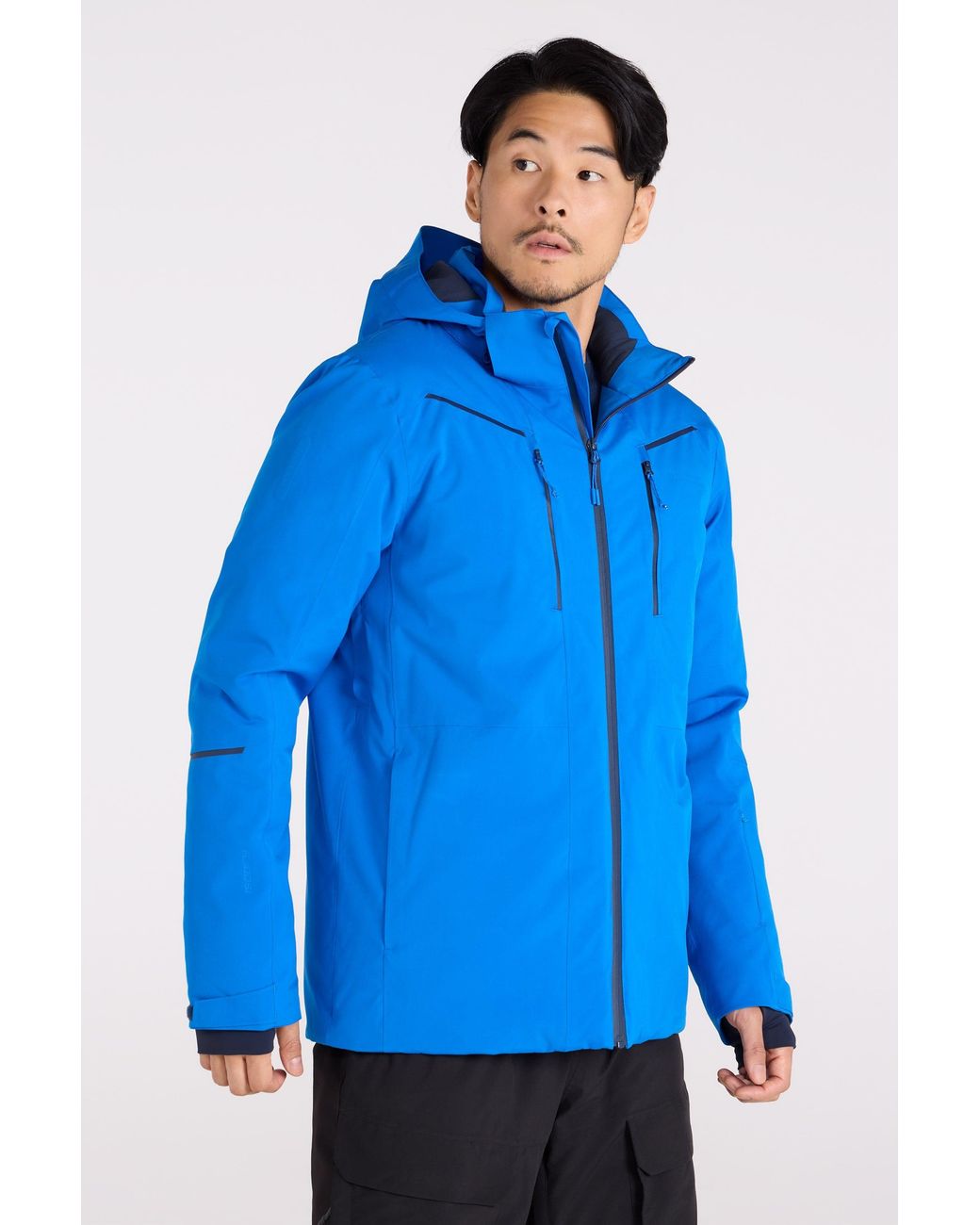 Mountain Warehouse Blue 'Neptune Extreme' Ski Jacket Waterproof Winter Coat for men