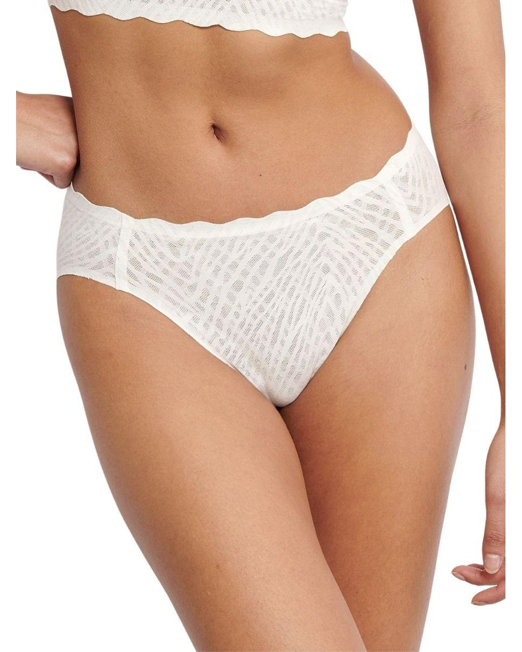 Sloggi White Zero Feel Bliss High Leg Brief