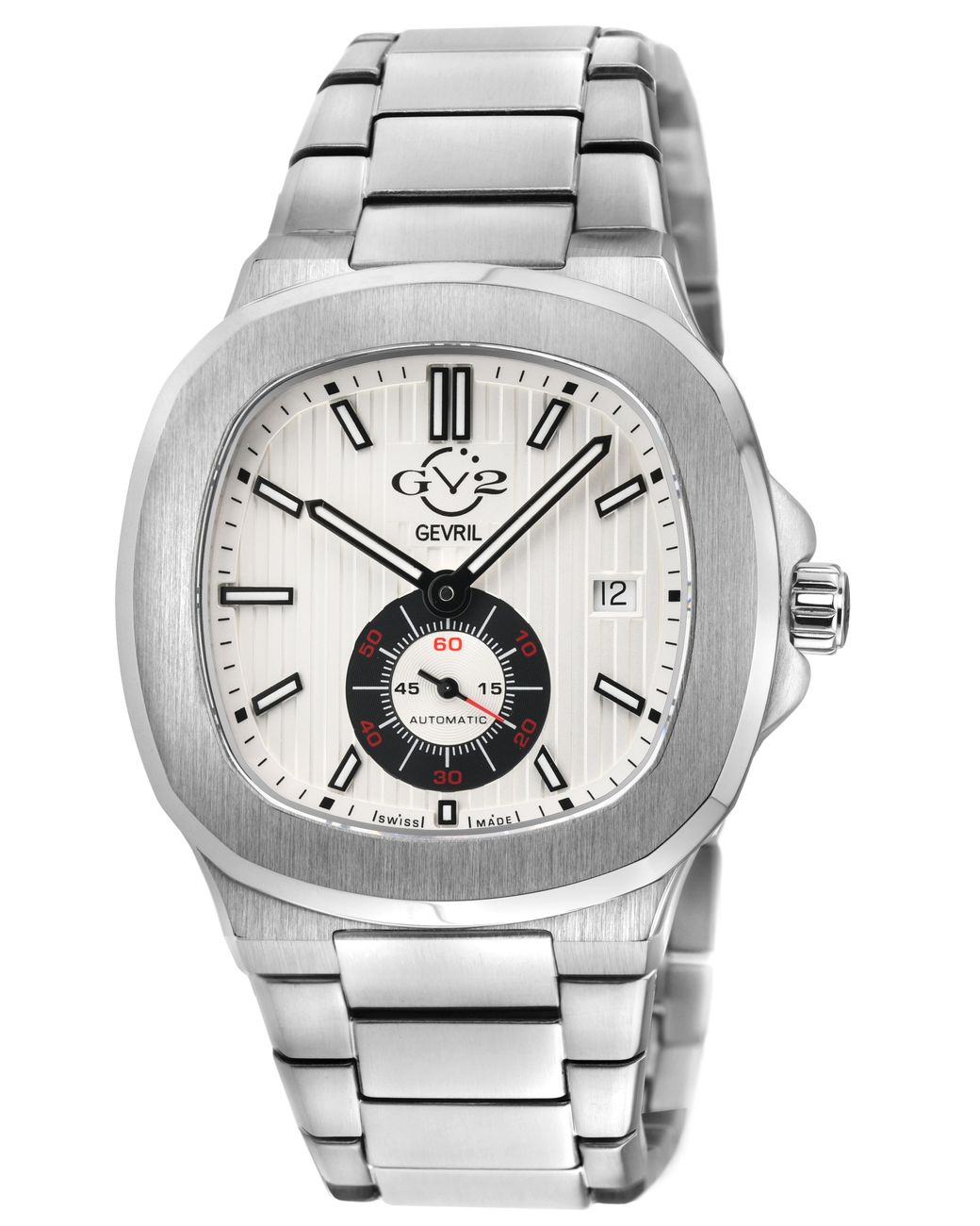 Gv2 Gray Potente Swiss Automatic Eta 2895/ Dial, 316L Stainless Steel Watch for men