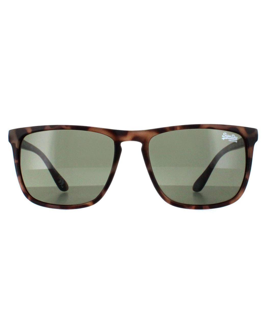 Superdry Brown Rectangle Satin Spotted Havana Shockwave for men