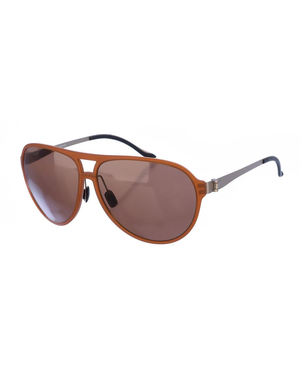 Mercedes-benz Brown Oval-Shaped Acetate Sunglasses M3017 for men