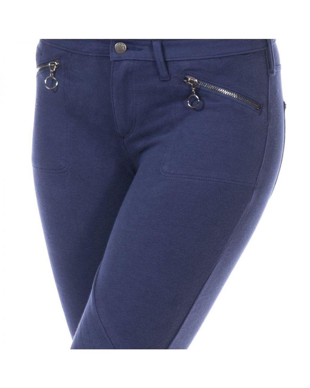 Met Blue Elastic Pants Style Legging With Belt Loops 10Dbf0752