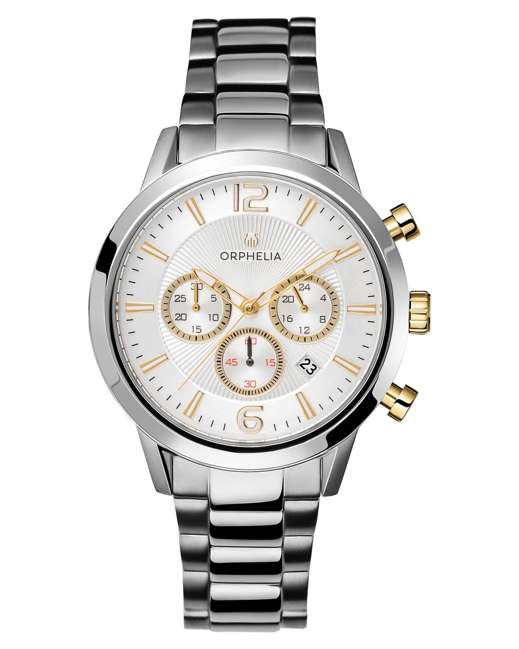 Orphelia Black Tempo Watch Or82808 Stainless Steel for men