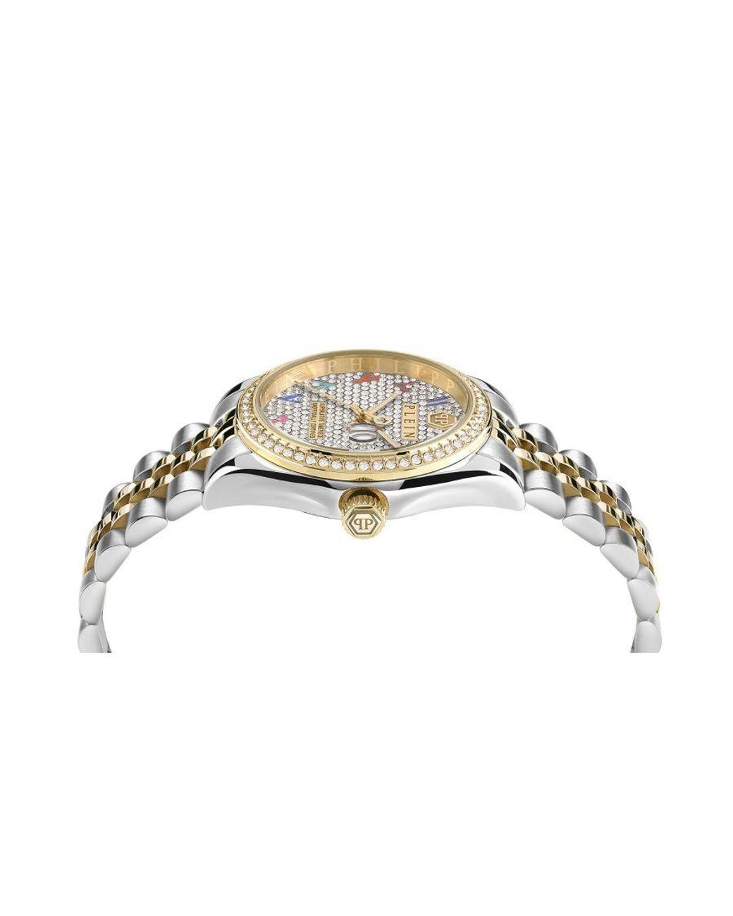 Philipp Plein Metallic Date Superlative Watch Pw2Ba0123 Stainless Steel