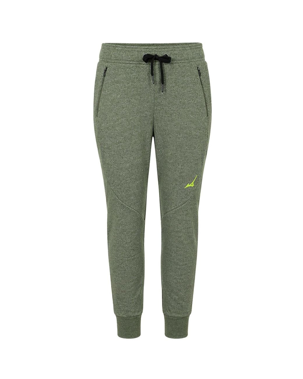 Mizuno Green Athletic Track Pants Cotton