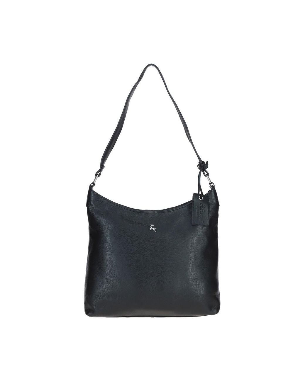 Ashwood Leather Black 'Antrim' Chic Real Shoulder Bag