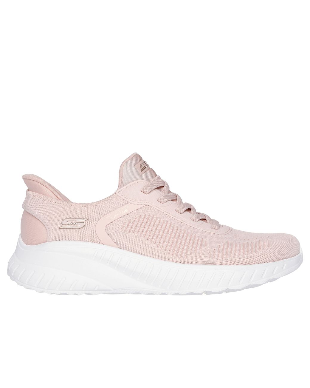 Skechers Pink Bobs Sport Squad Trainers Light Textile