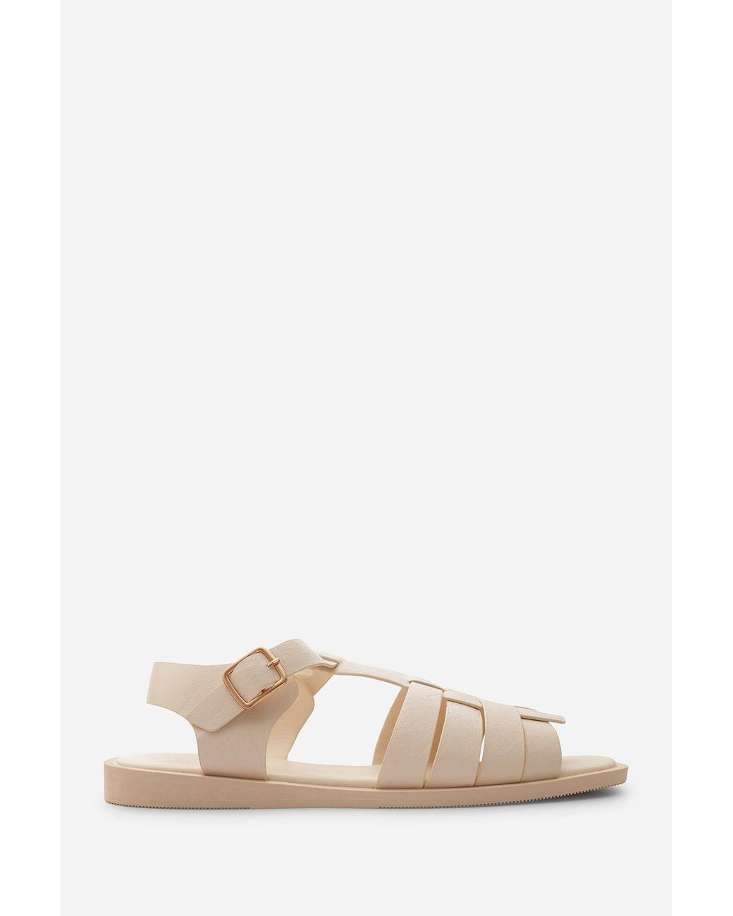 Where's That From Natural Ferlis Open Toe Fisherman Sandal