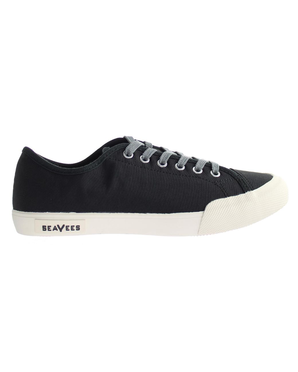Seavees Black Army Issue Low Standard Shoes