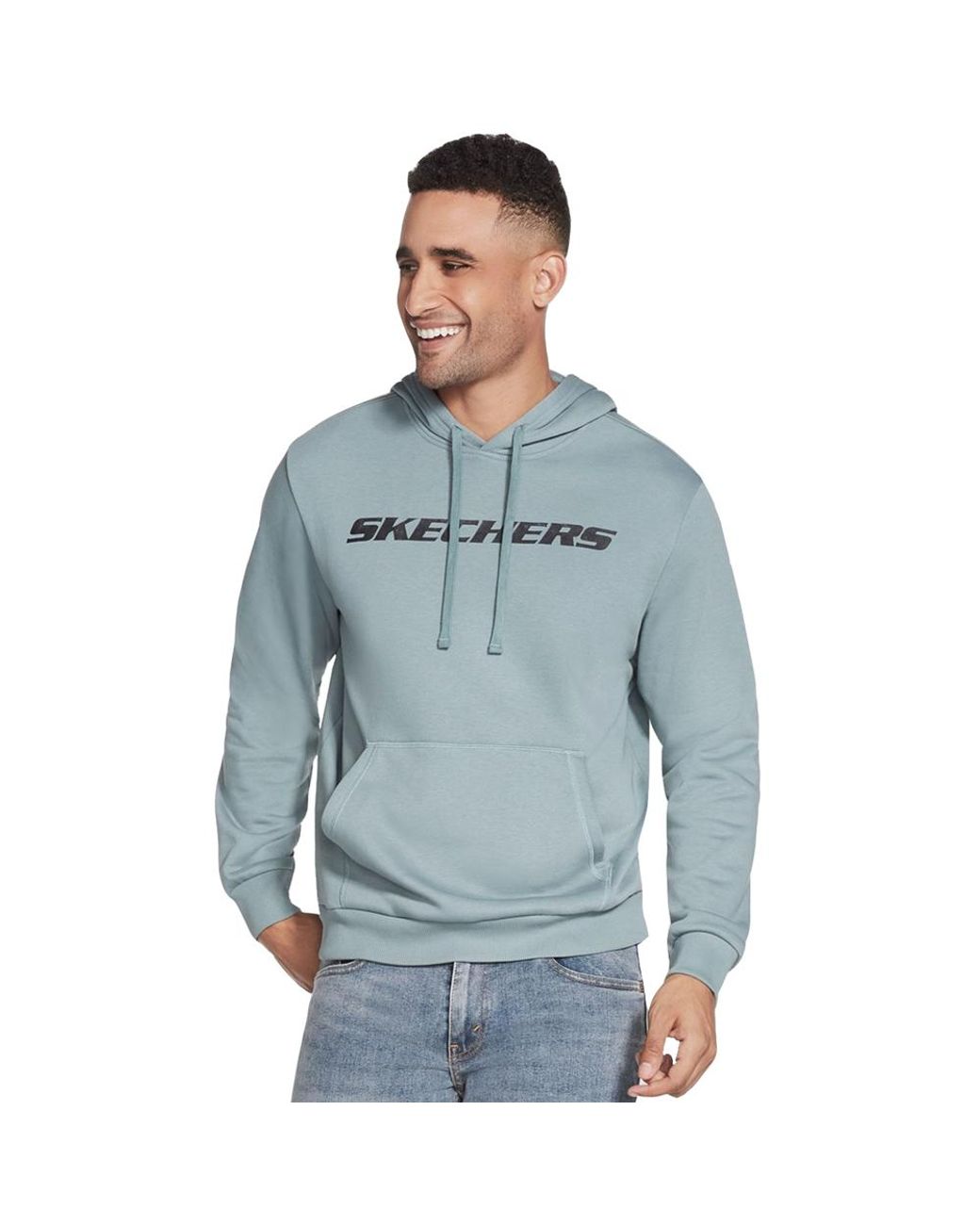 Skechers Blue Heritage Comfort Classic Pullover Hoodie for men