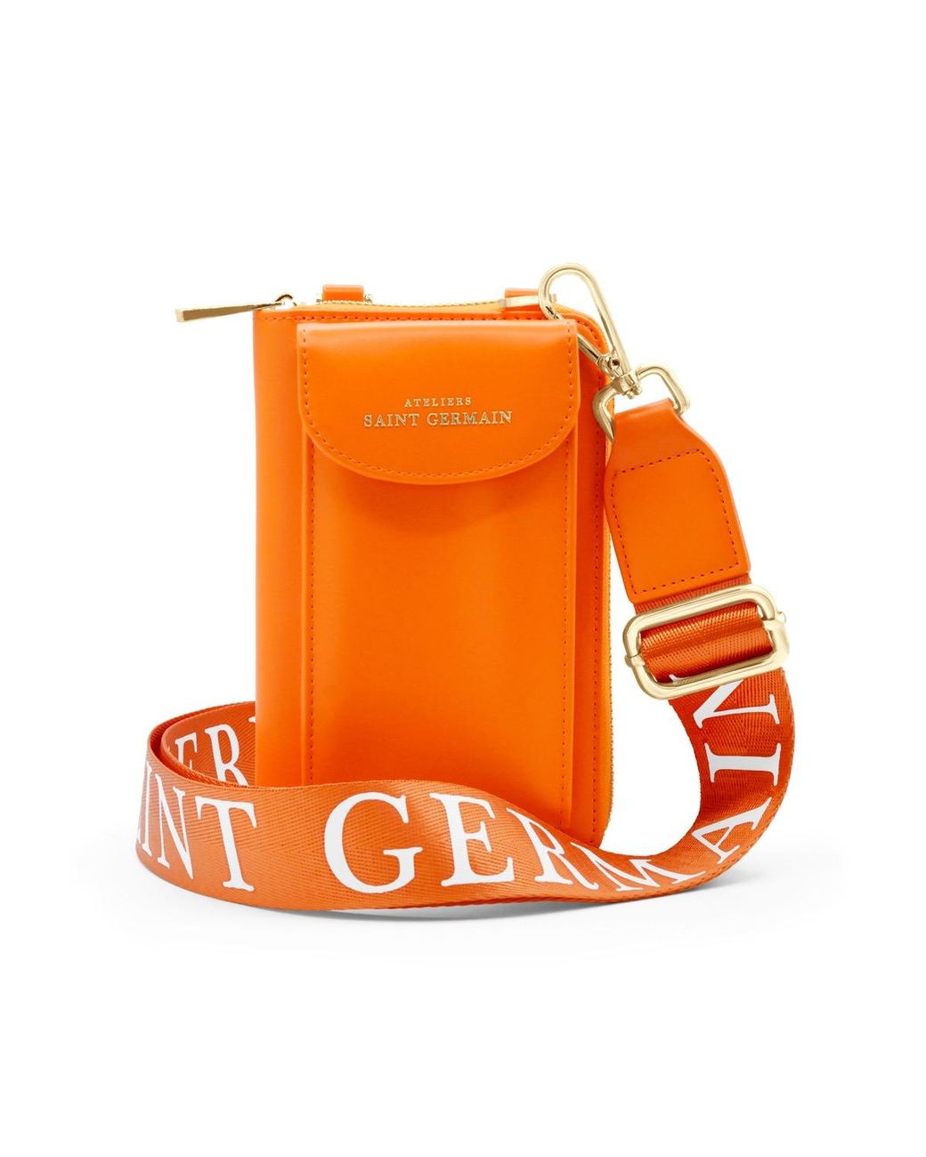 Ateliers Saint Germain Orange Smartphone Pouch London