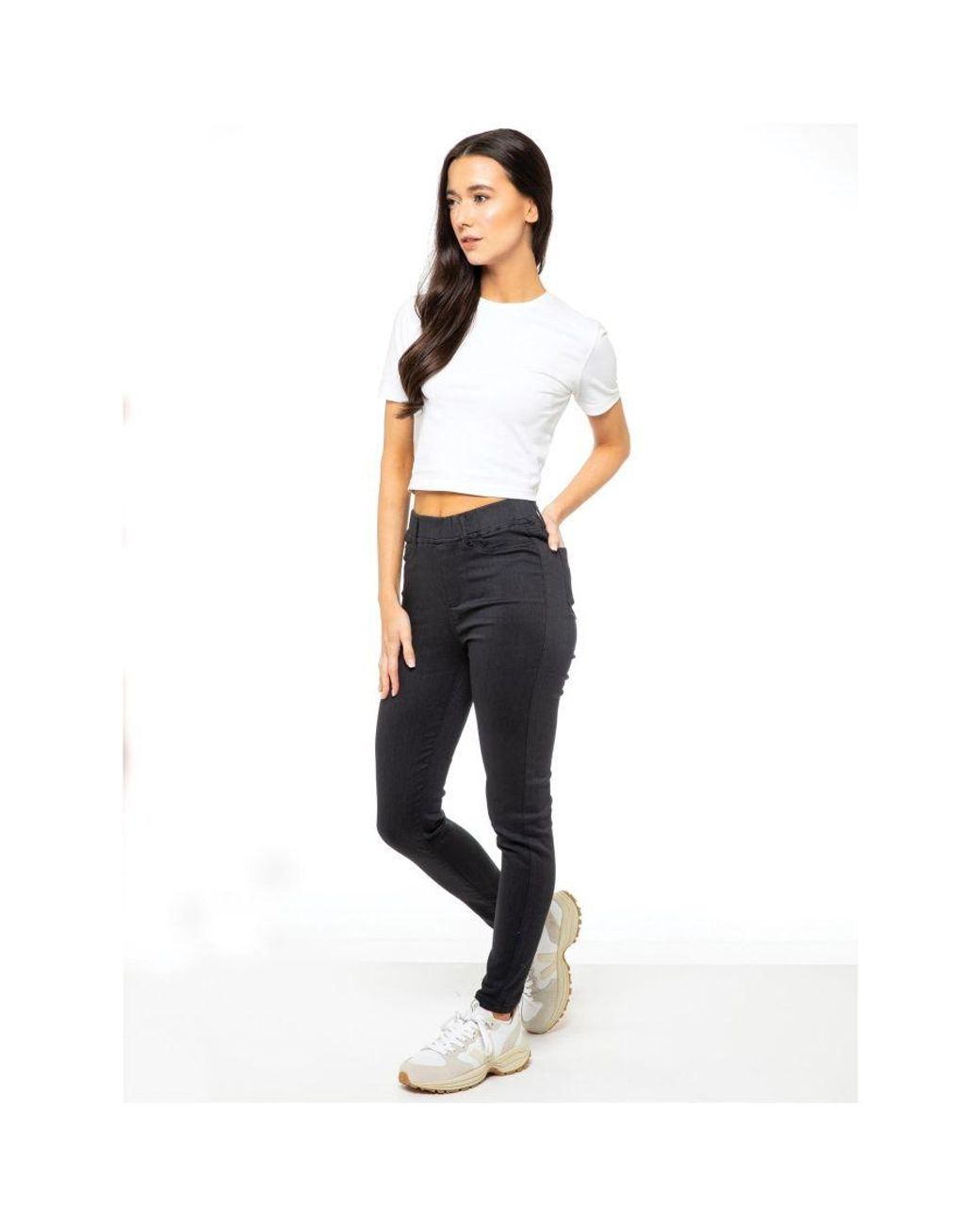 Enzo Blue Skinny Jeggings