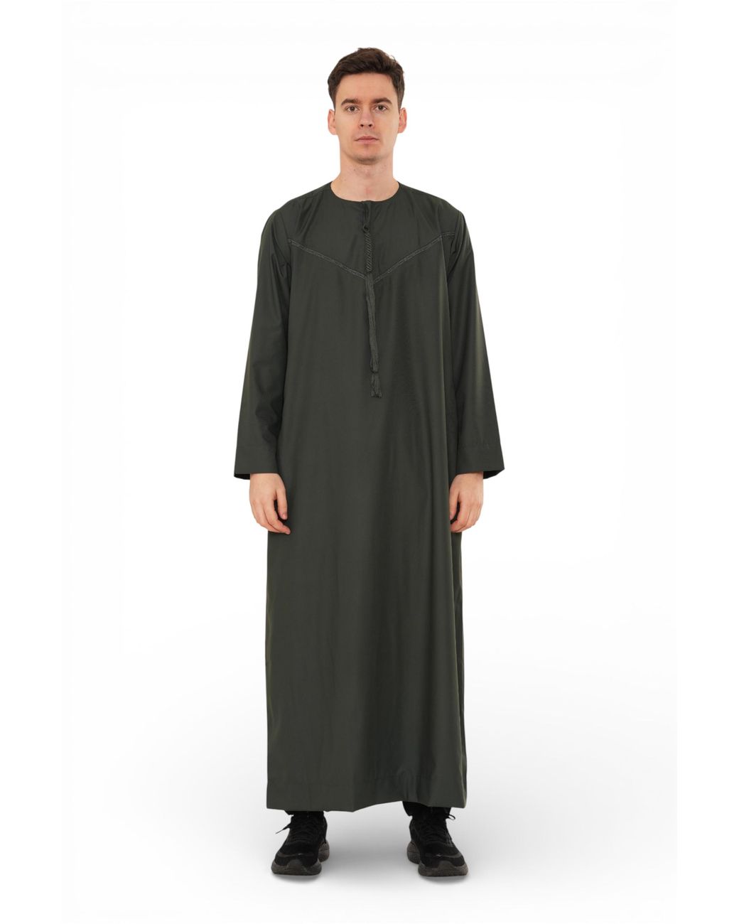 Thobez Black Ramadan Eid Moroccan Jubba Robe Djellaba Thobe for men