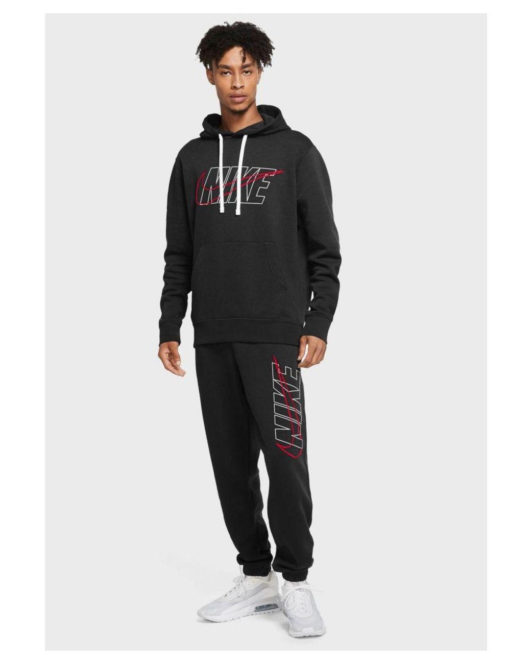 Nike Club Tracksuit Set In Black Cotton for Men | Lyst UK