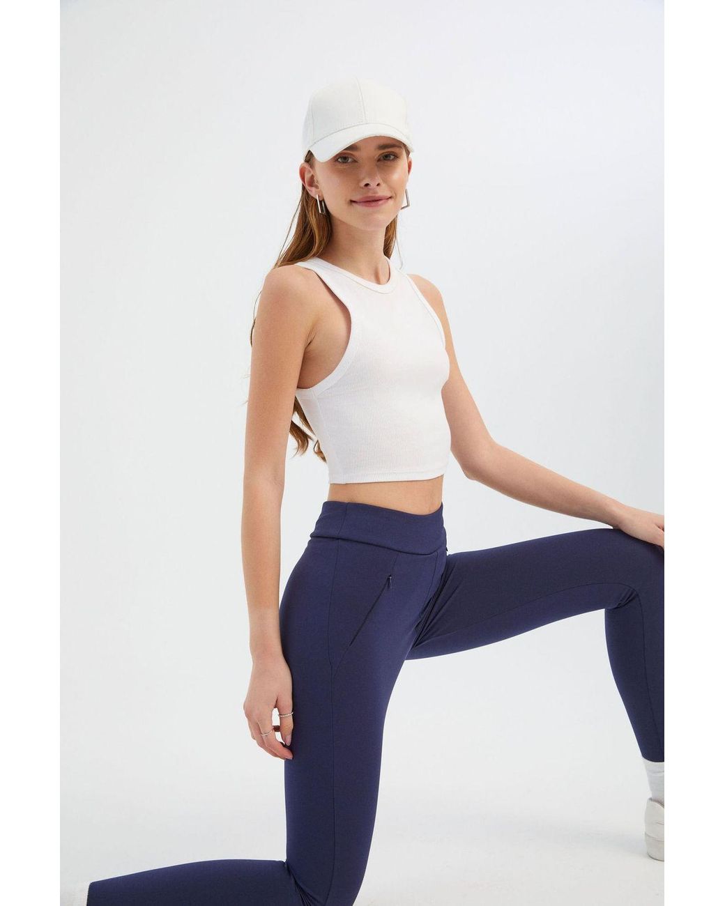 Hiccup Blue Leggings With A Pocket Detail
