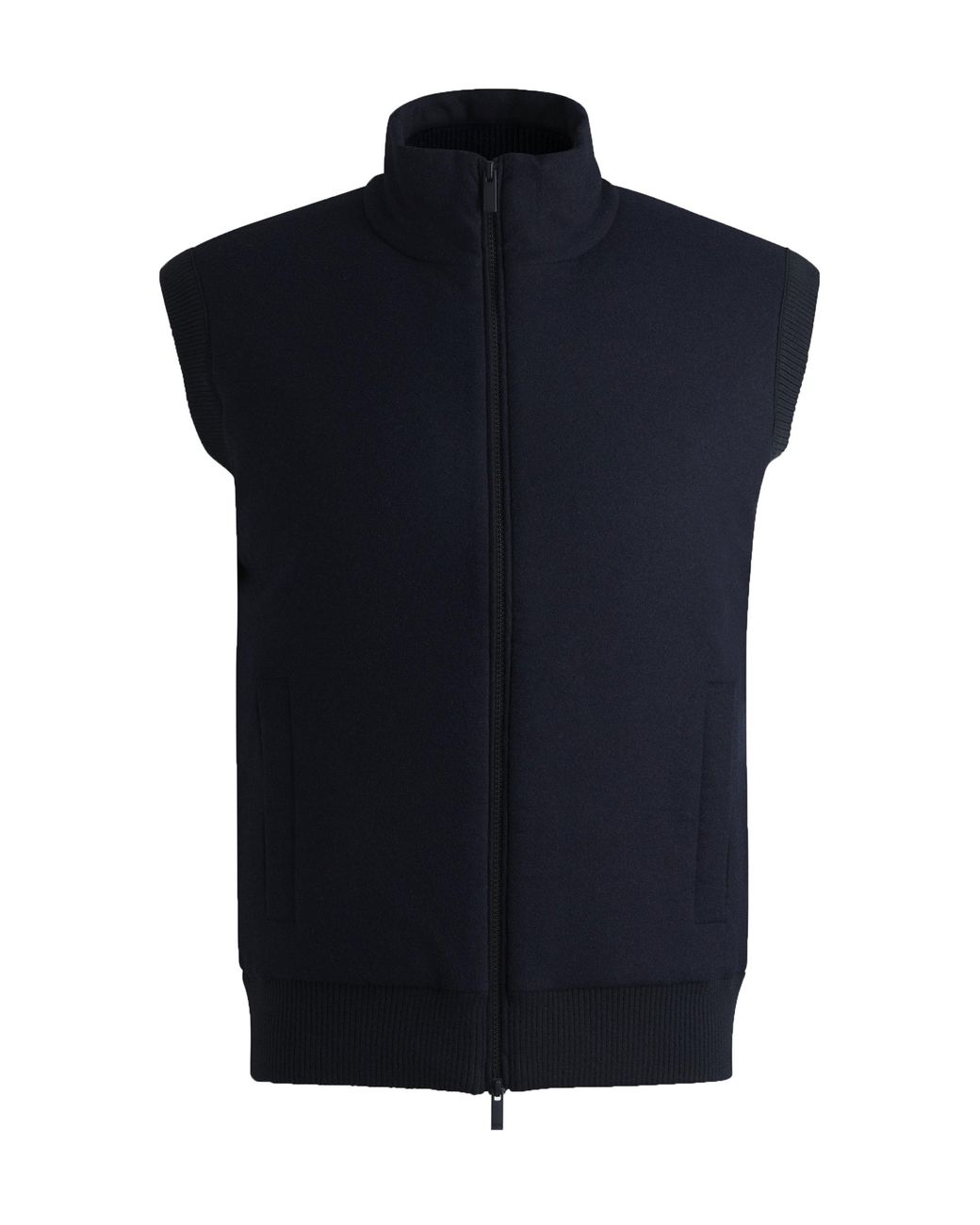 Boss Blue P-Eflanolo Gilet Dark Cotton for men
