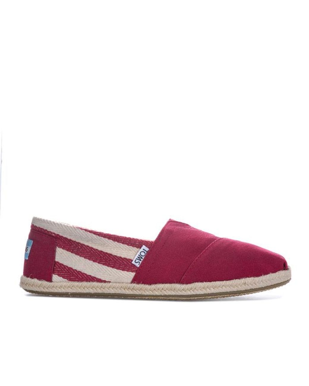 TOMS Purple University Classic Alpargata Shoes Textile