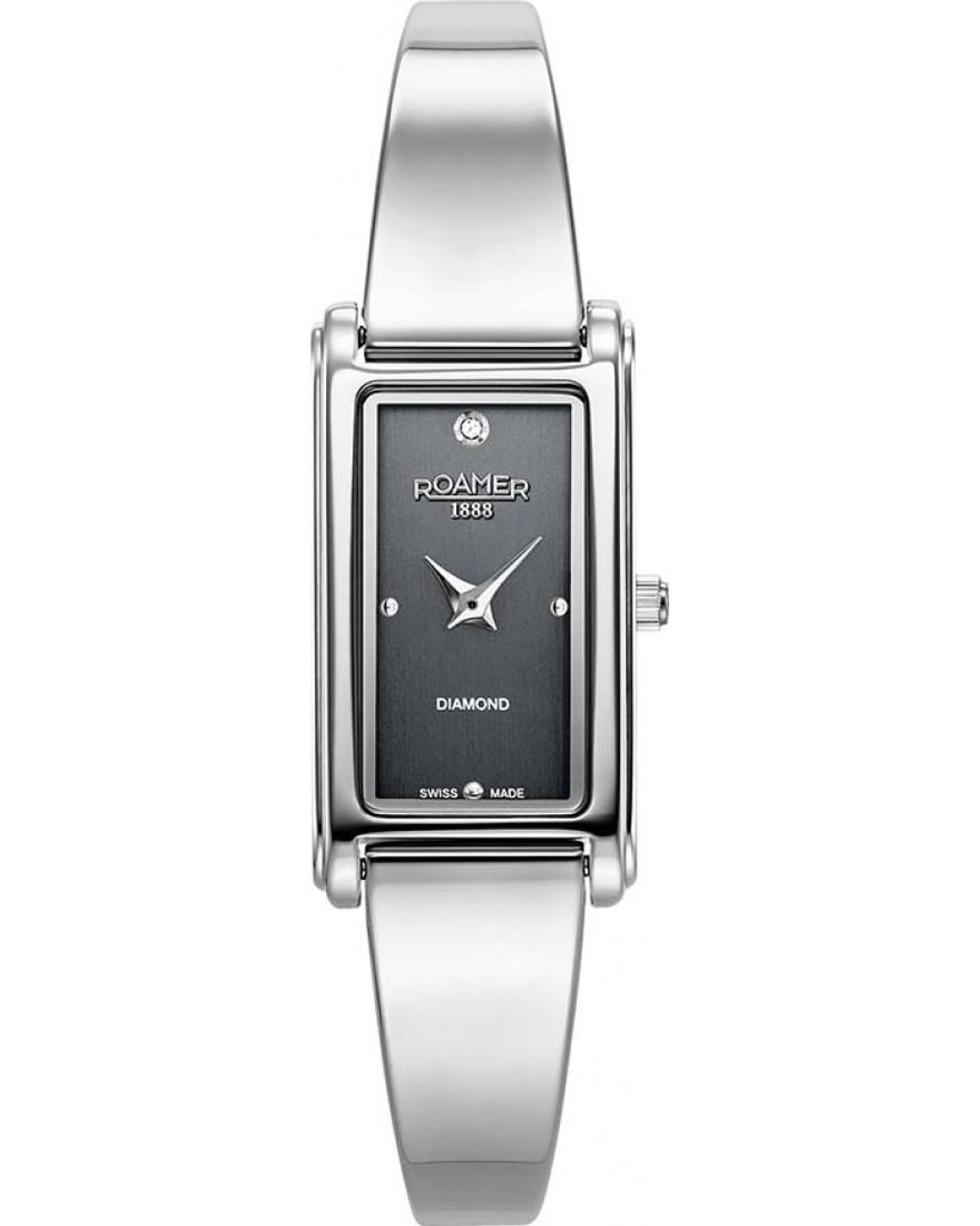 Roamer White 866845-41-55-20 Ladies Elegance Diamond Watch