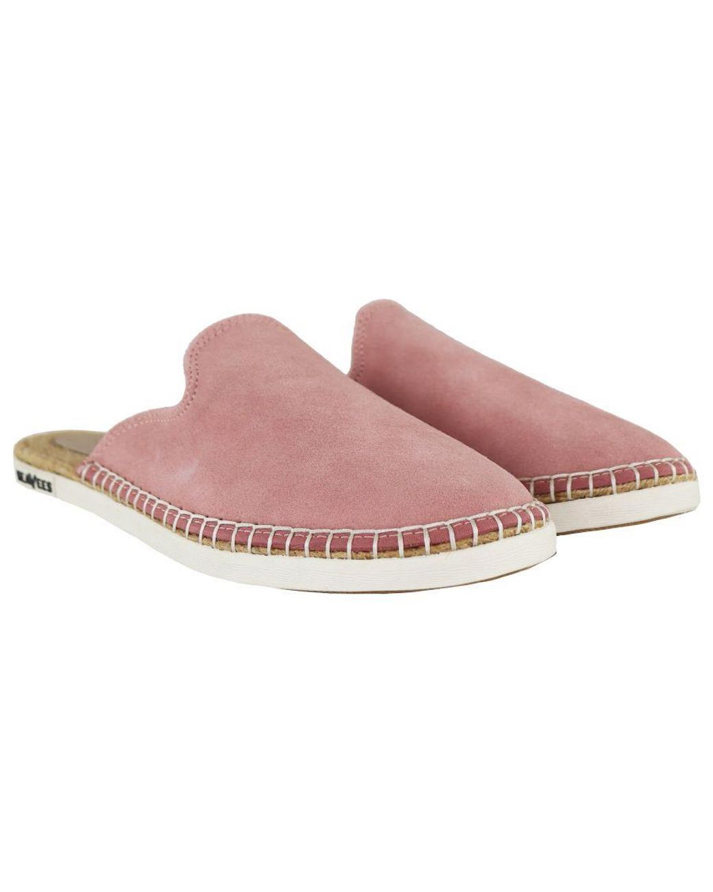 Seavees Pink Ocean Park Mule Flip-Flops Leather