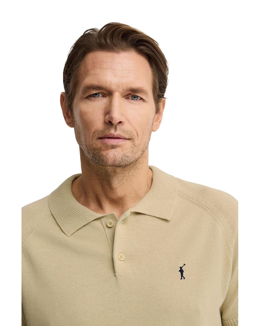 POLO CLUB Natural Short Sleeve Neck Sweater Pullover17 for men
