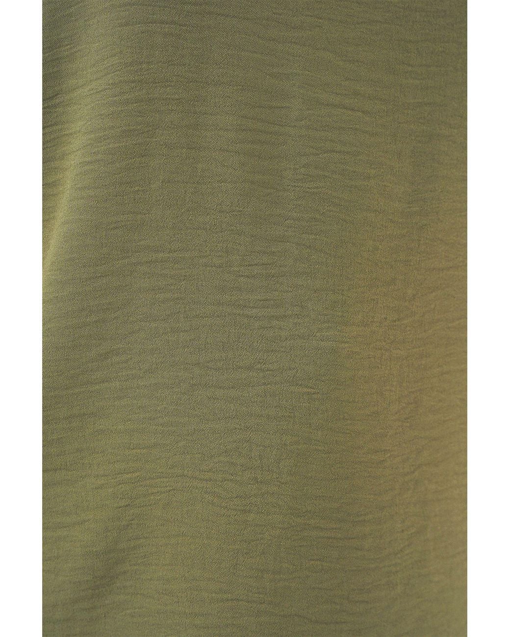 Bigdart Green V-Neck Pull-On Blouse