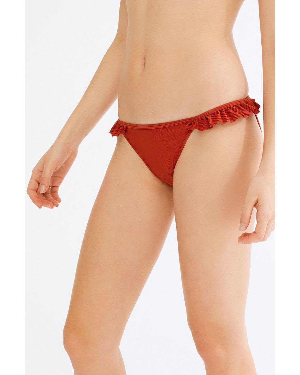 Penti Orange Low-Waist Frilly Hipster Bikini Bottoms