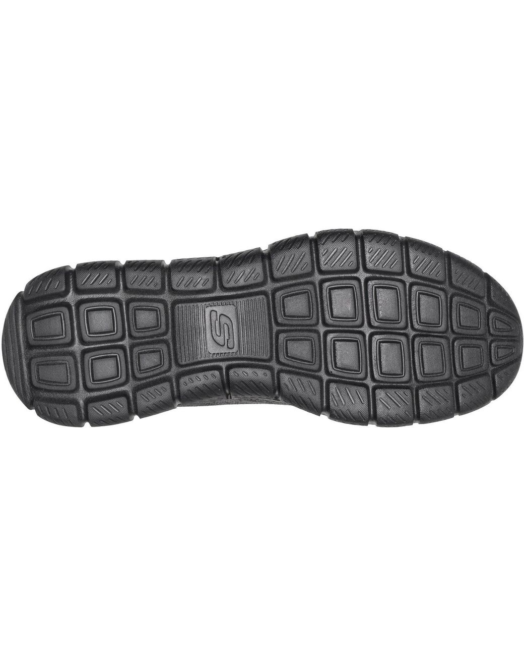Skechers Black Track Pohlter Textile Trainers for men