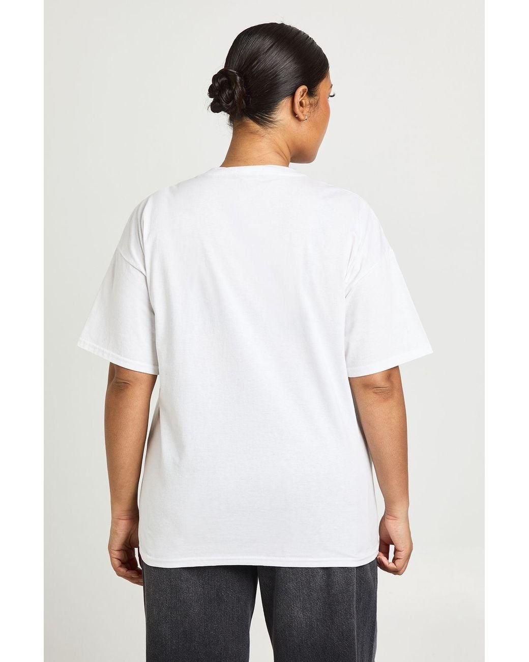 Boohoo White Plus Cherry Leopard Printed T Shirt