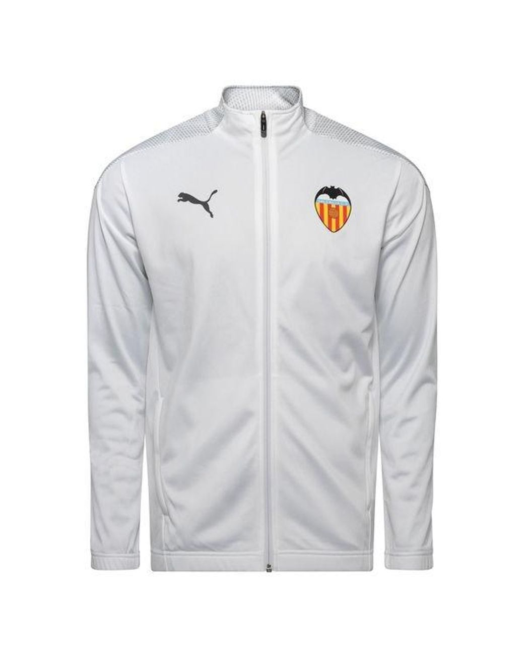 PUMA Gray Valencia Cf Stadium Jacket for men
