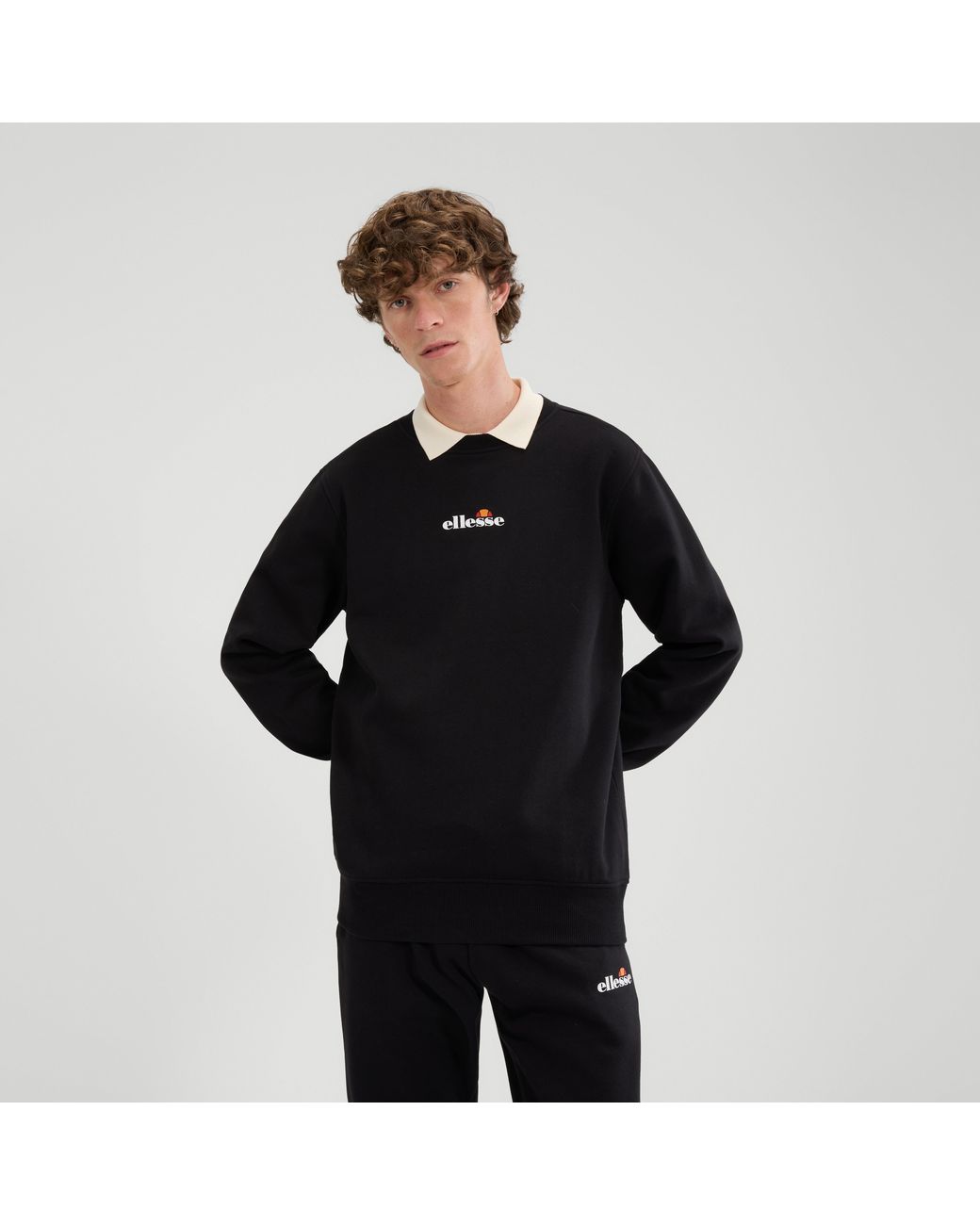 Ellesse Black Kiamto 2 Sweatshirt for men