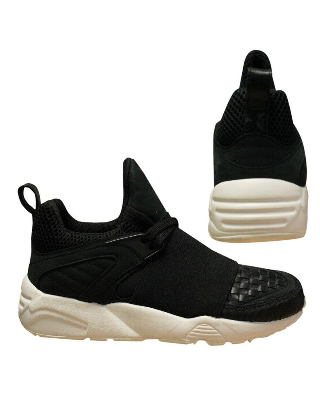 PUMA Black Bog Blaze Of Glory Strap Filling Pieces Trainers 361042 01 B97A Leather for men