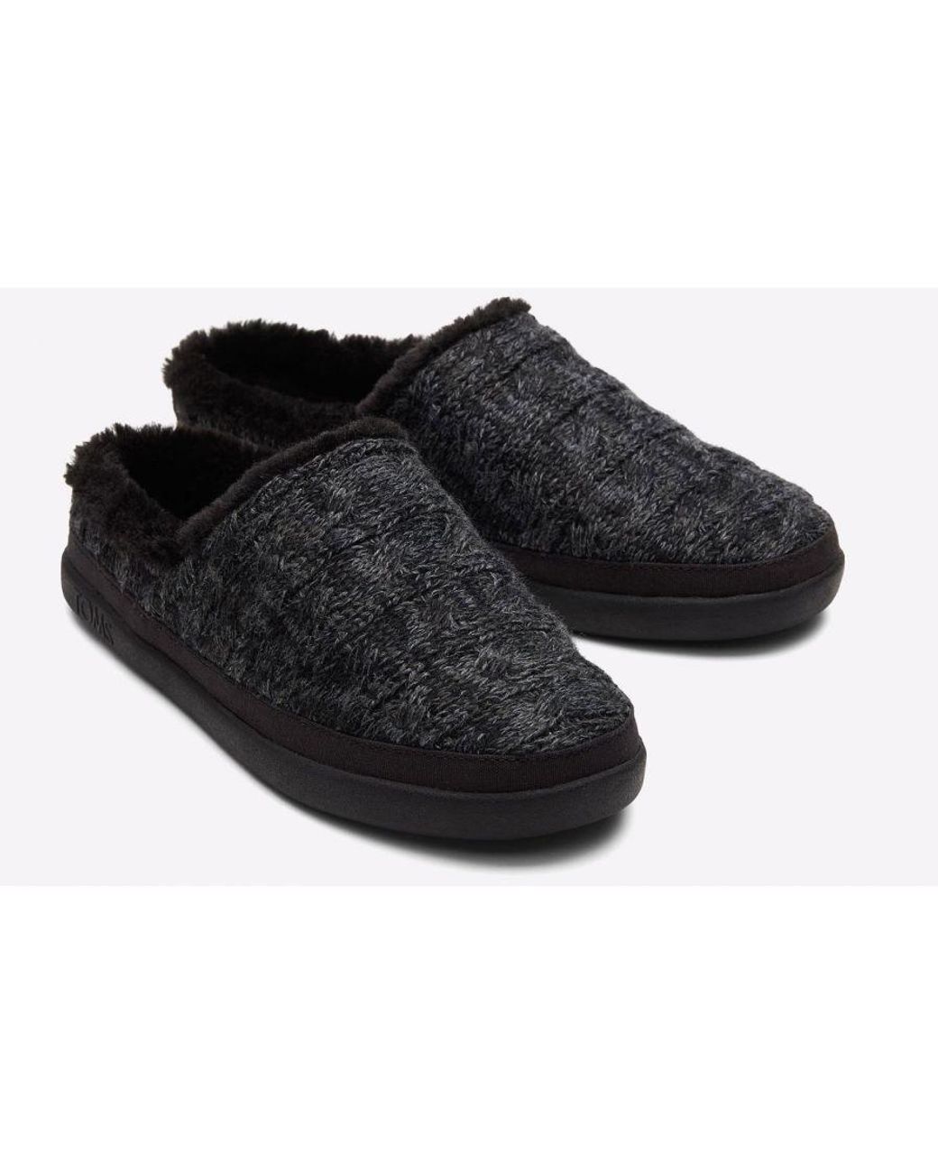 TOMS Black Sage Slippers