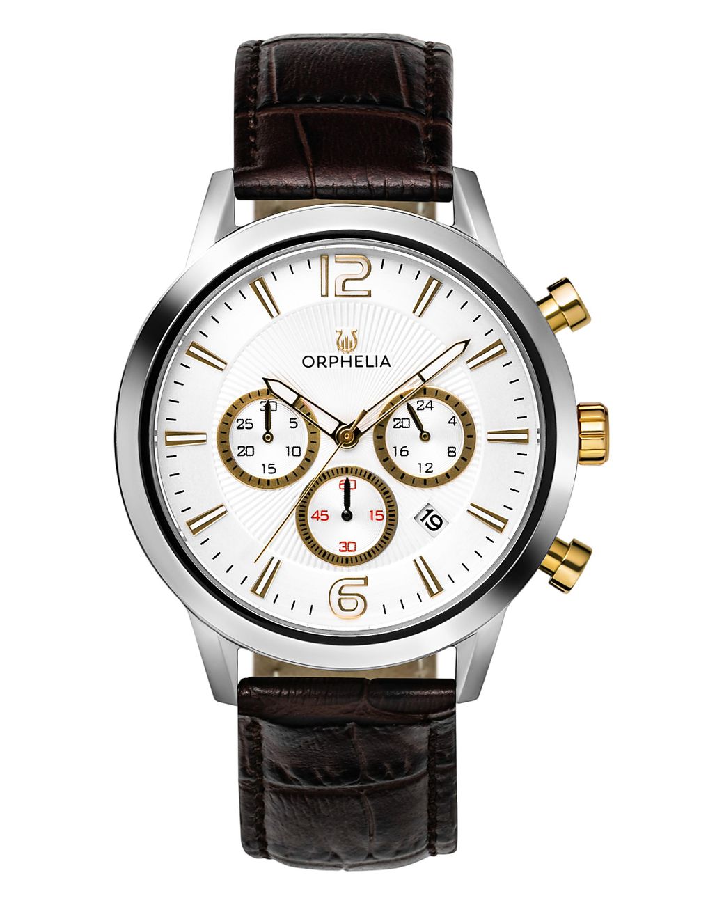 Orphelia Black Tempo Watch Or81801 Leather for men