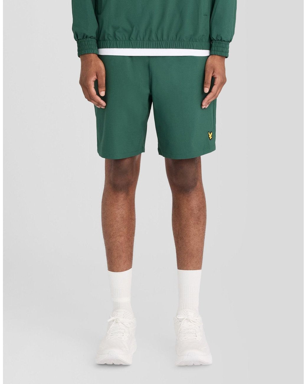 Lyle & Scott Green Padel Active Shorts for men