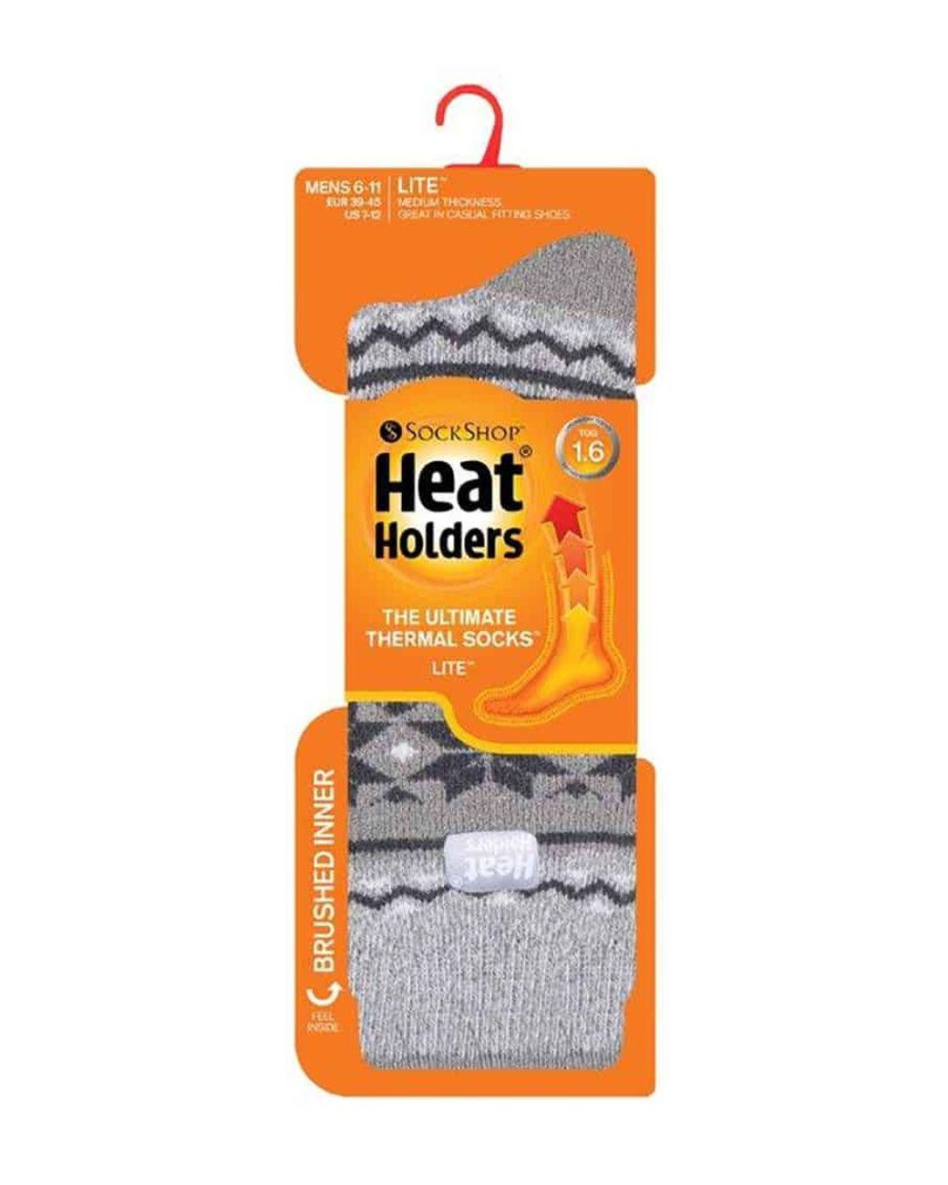 Heat Holders Gray Lite for men