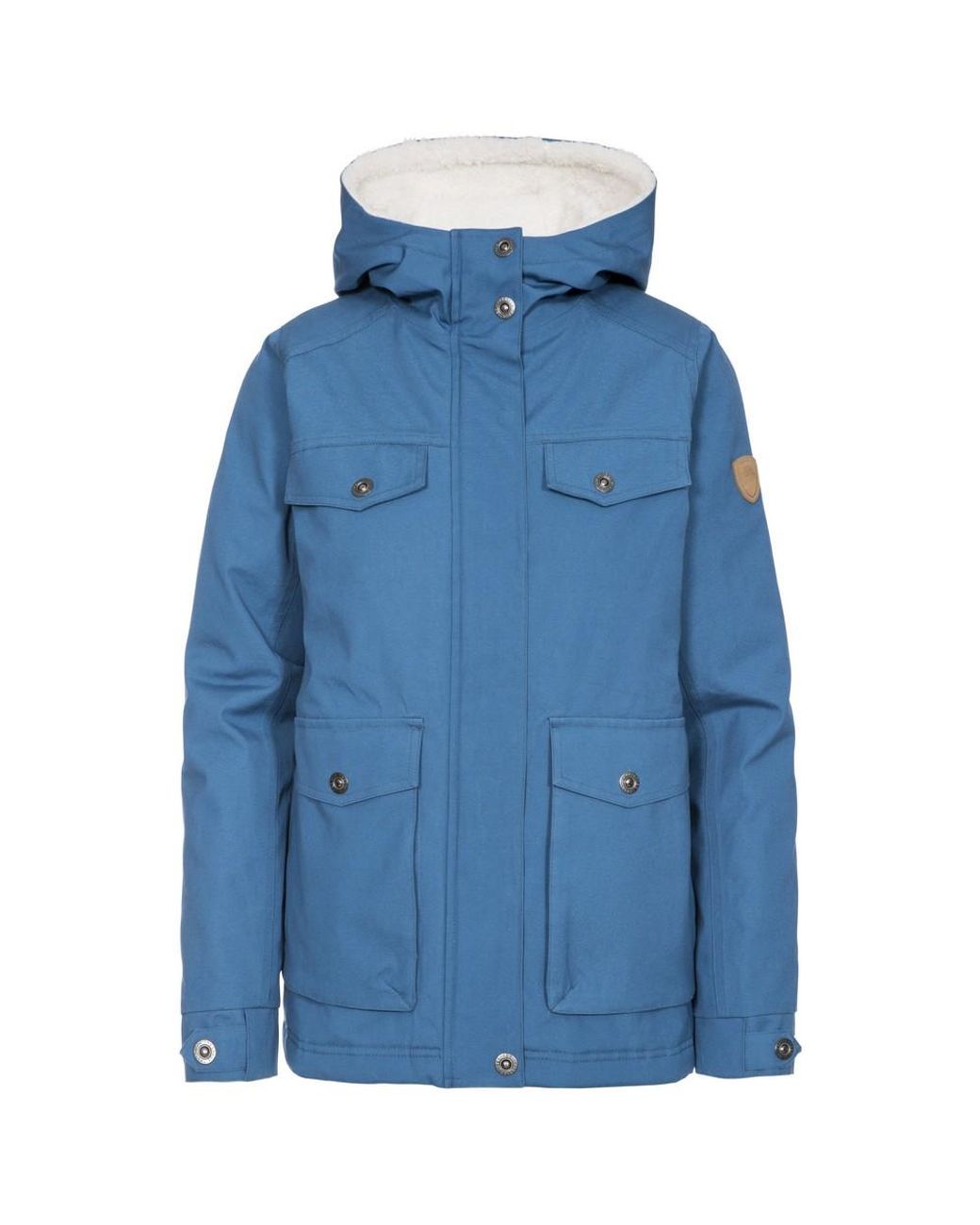 Trespass Blue Ladies Devoted Waterproof Jacket