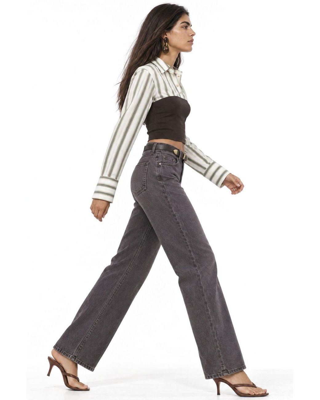 Squalo Gray Cotton Pants