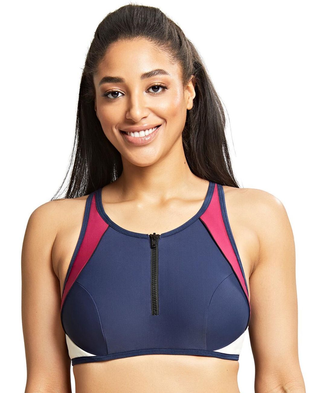 Panache Blue Limitless Balcony Crop Bikini Top