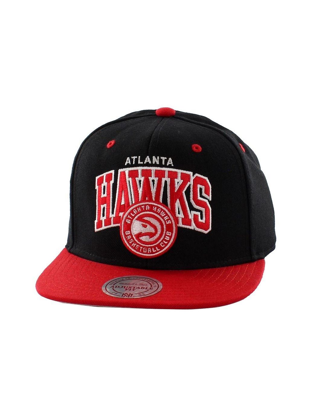 Mitchell & Ness Red Atlanta Hawks Cap for men